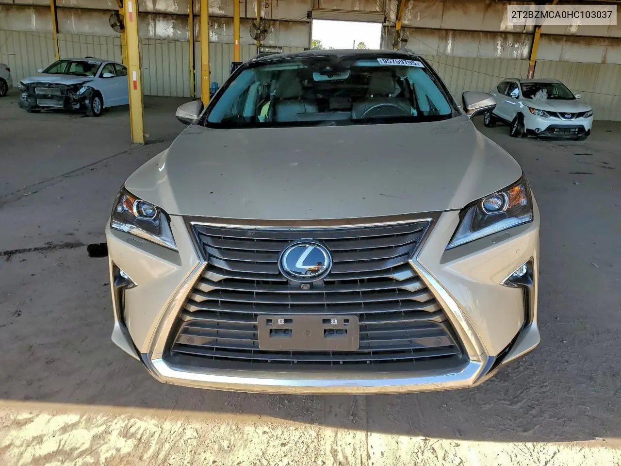 2T2BZMCA0HC103037 2017 Lexus Rx 350 Base
