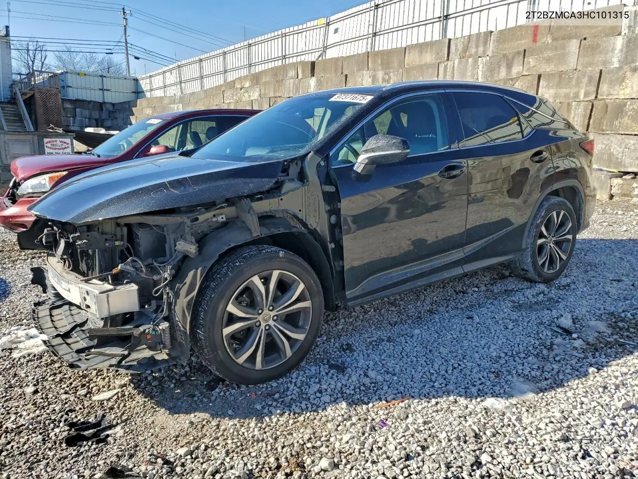 2T2BZMCA3HC101315 2017 Lexus Rx 350 Base