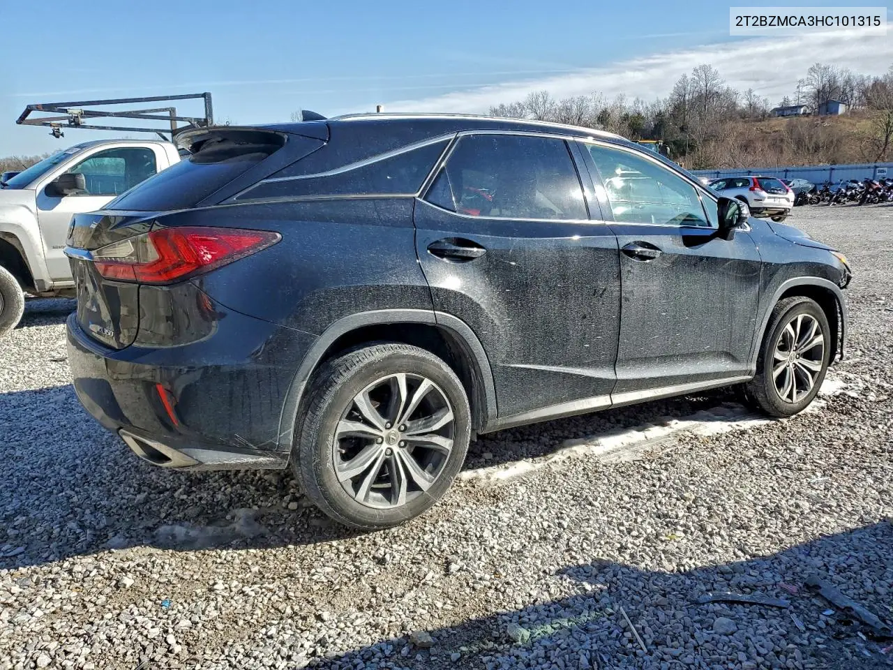 2T2BZMCA3HC101315 2017 Lexus Rx 350 Base