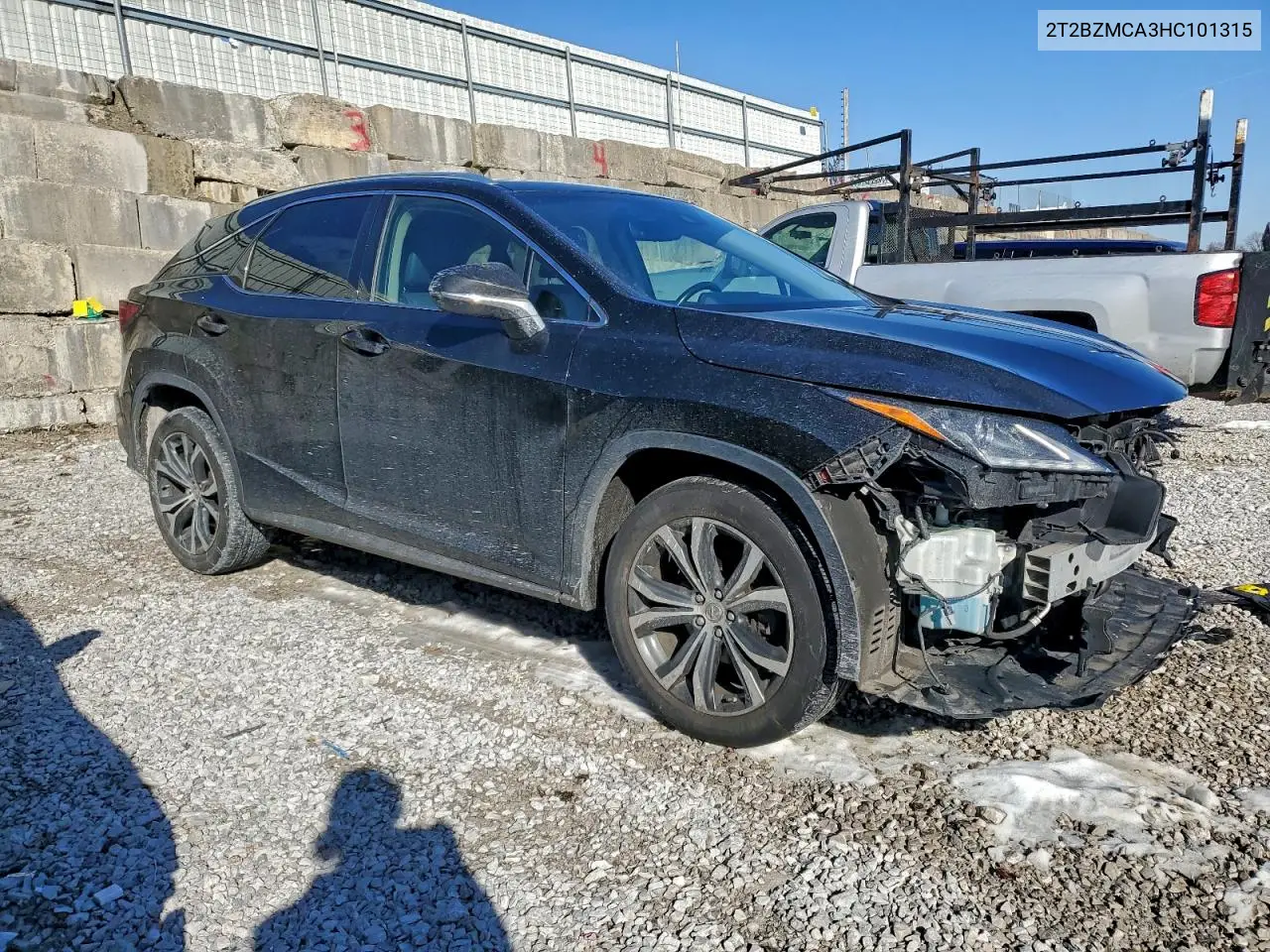 2T2BZMCA3HC101315 2017 Lexus Rx 350 Base