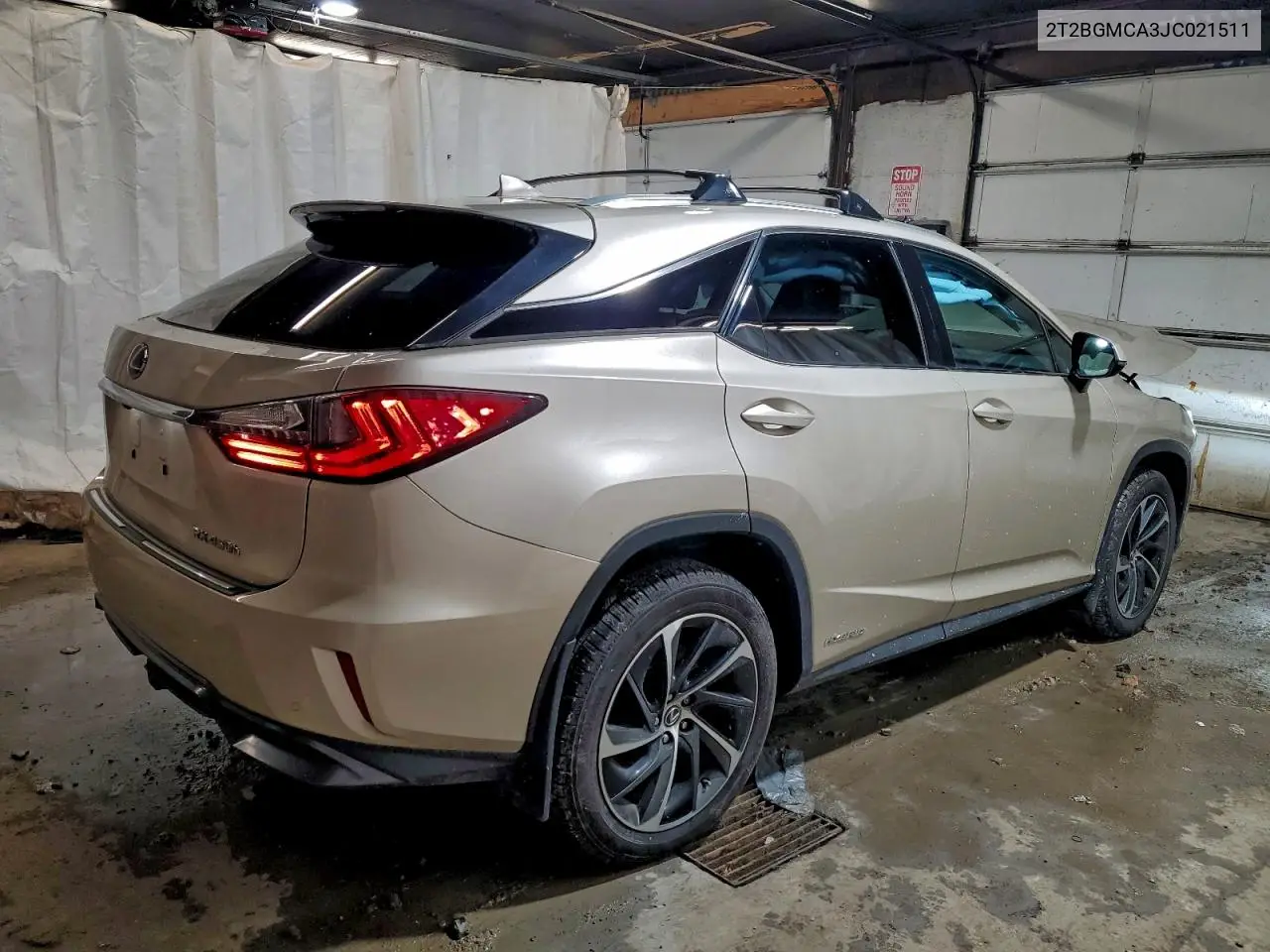 2T2BGMCA3JC021511 2018 Lexus Rx 450H Base
