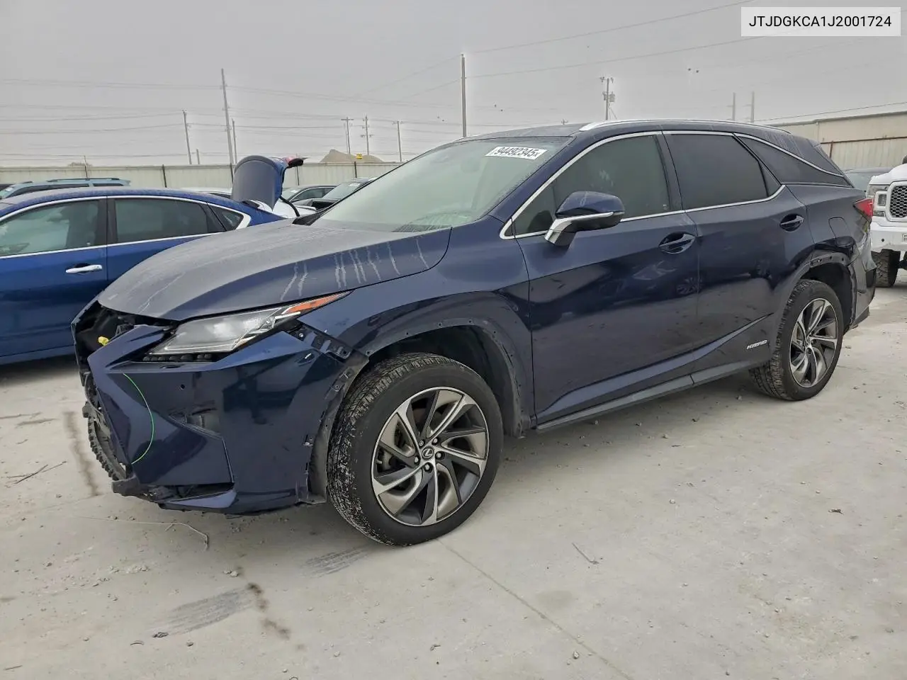 JTJDGKCA1J2001724 2018 Lexus Rx 450H L Base