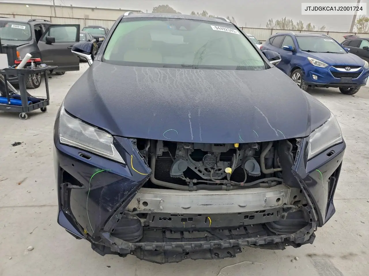 JTJDGKCA1J2001724 2018 Lexus Rx 450H L Base