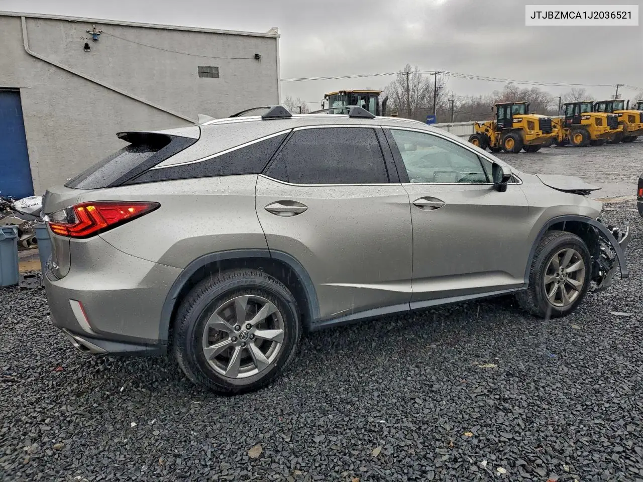 JTJBZMCA1J2036521 2018 Lexus Rx 350 Base