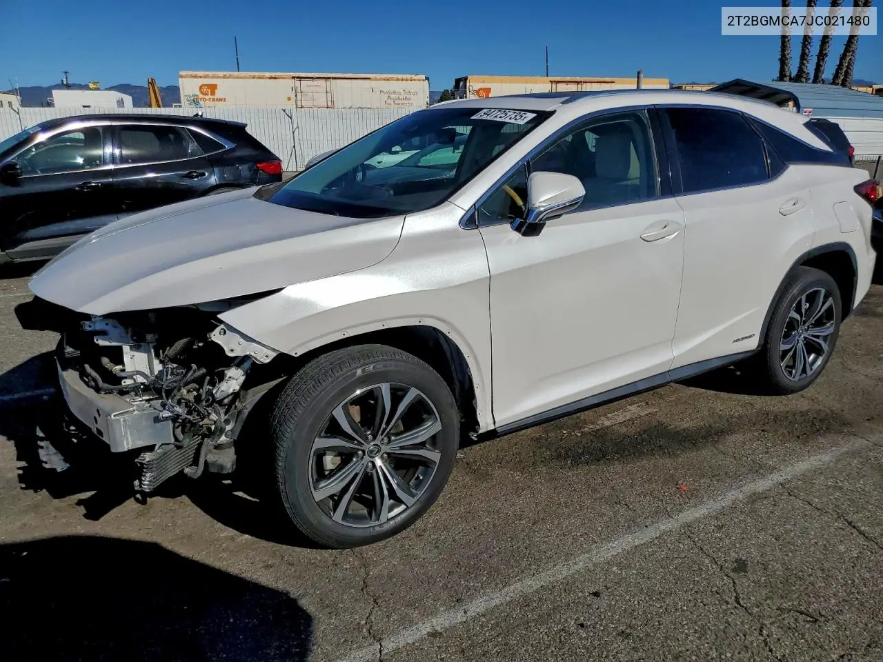 2T2BGMCA7JC021480 2018 Lexus Rx 450H Base