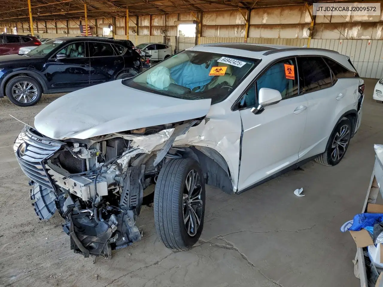 JTJDZKCA8J2009572 2018 Lexus Rx 350 L