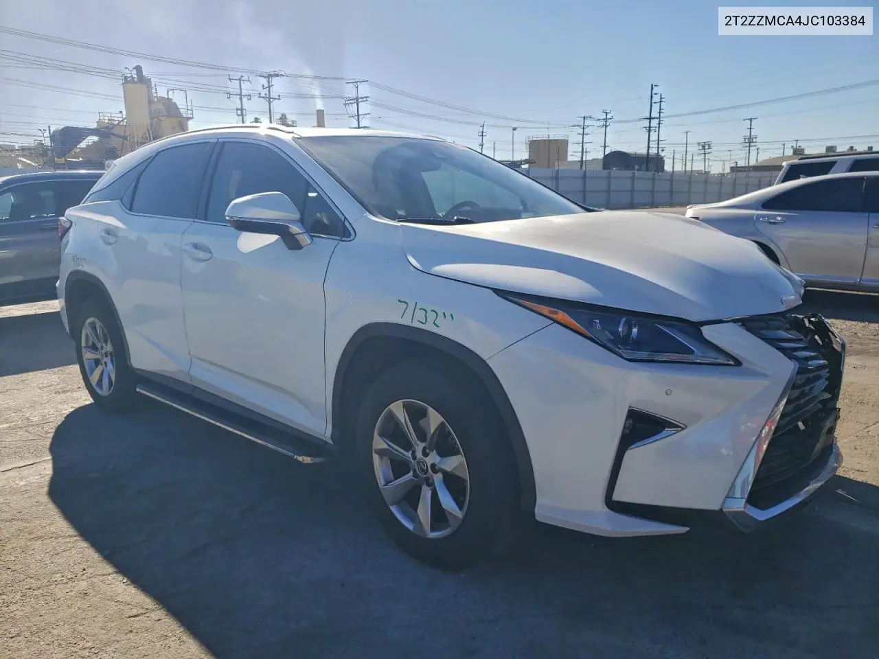 2T2ZZMCA4JC103384 2018 Lexus Rx 350 Base