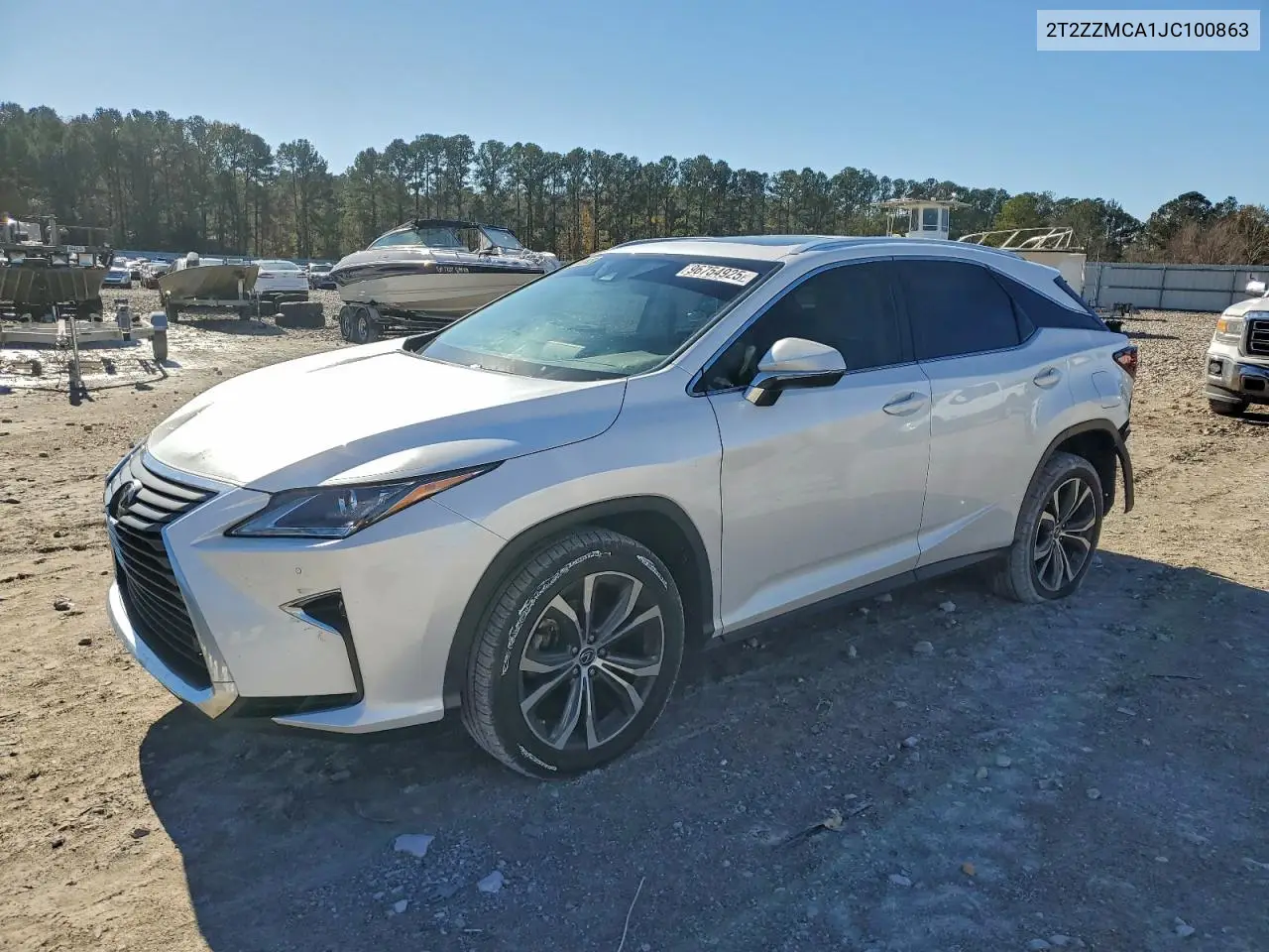 2T2ZZMCA1JC100863 2018 Lexus Rx 350 Base