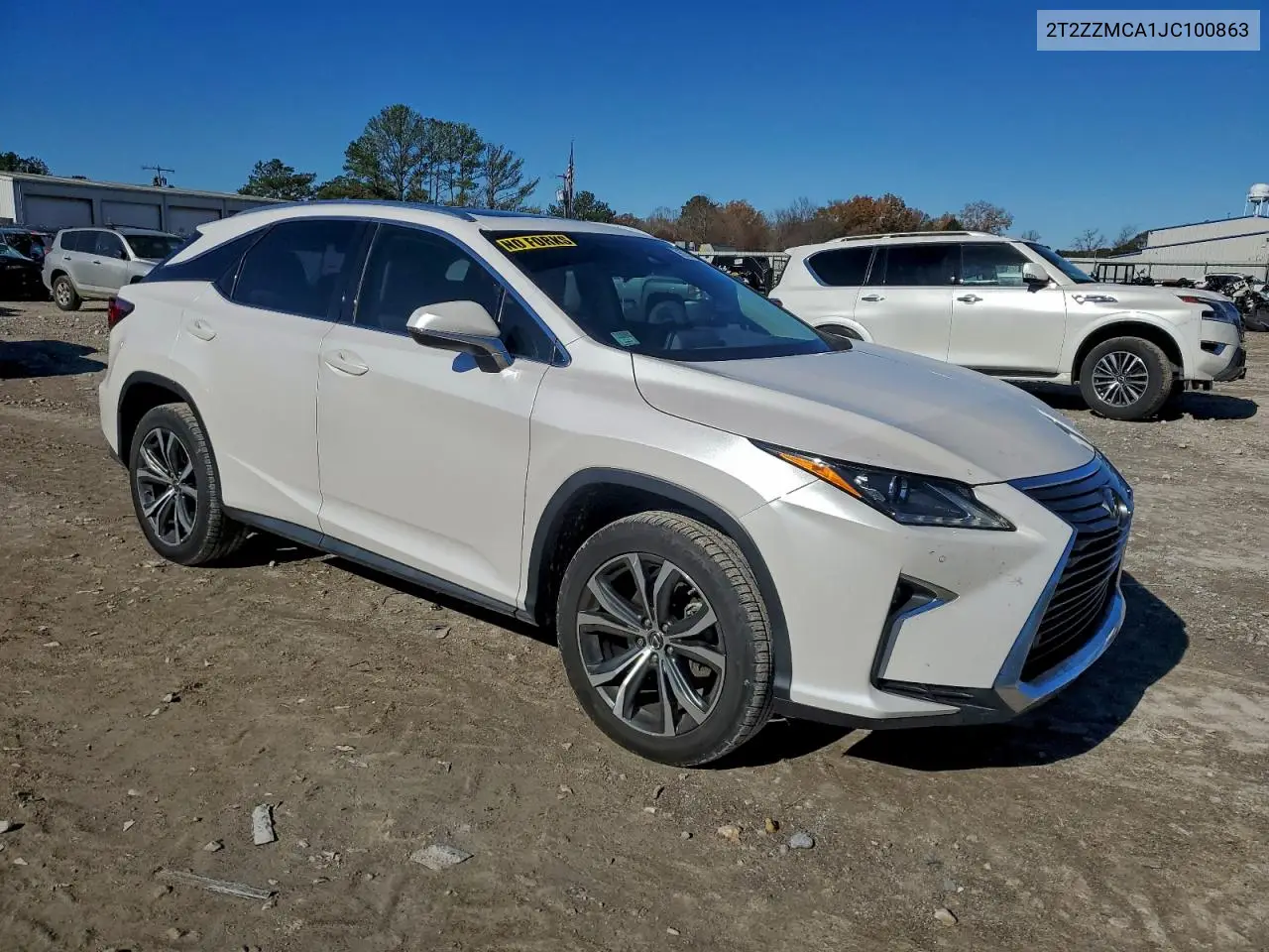 2T2ZZMCA1JC100863 2018 Lexus Rx 350 Base