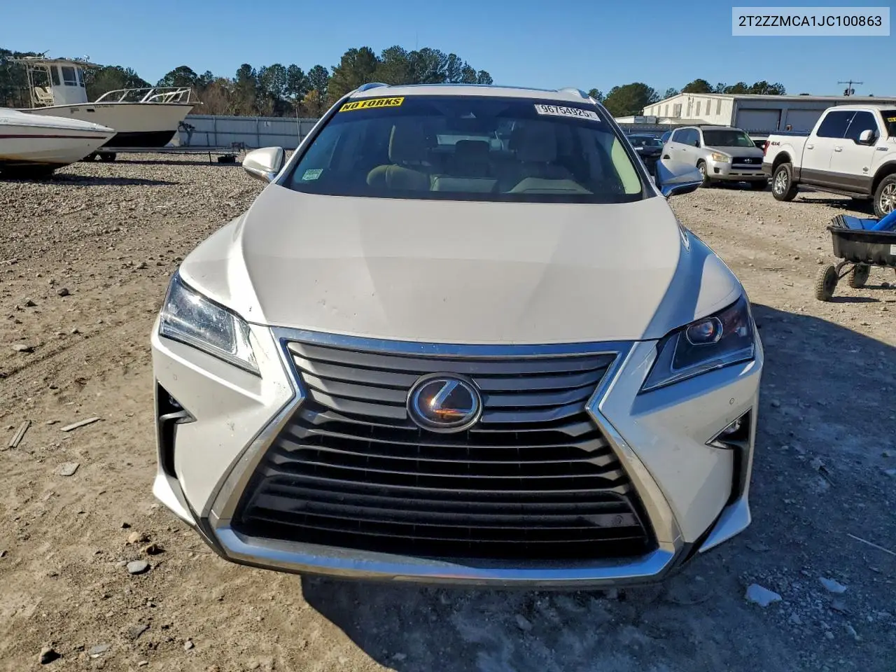 2T2ZZMCA1JC100863 2018 Lexus Rx 350 Base
