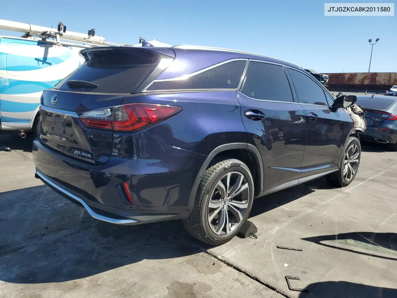 JTJGZKCA8K2011580 2019 Lexus Rx 350 L