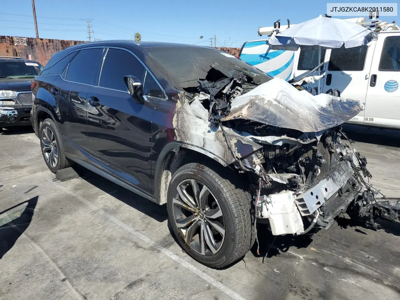 JTJGZKCA8K2011580 2019 Lexus Rx 350 L