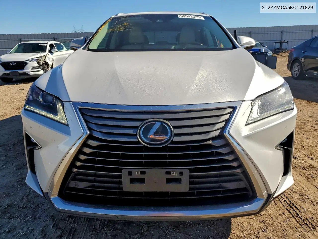 2T2ZZMCA5KC121829 2019 Lexus Rx 350 Base