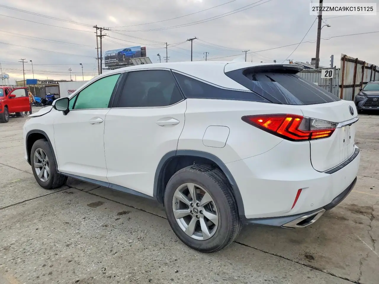 2T2ZZMCA9KC151125 2019 Lexus Rx 350 Base