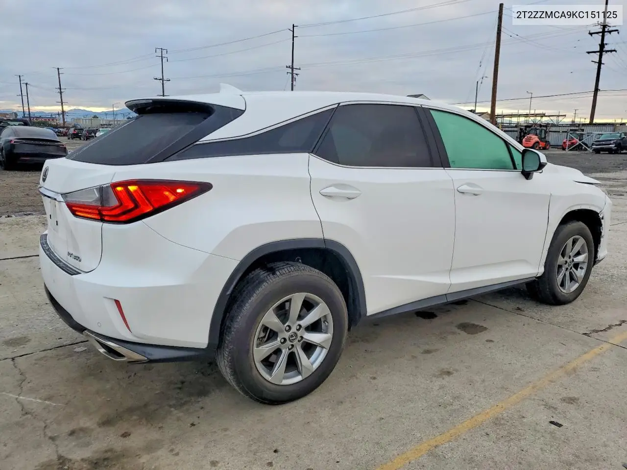 2T2ZZMCA9KC151125 2019 Lexus Rx 350 Base