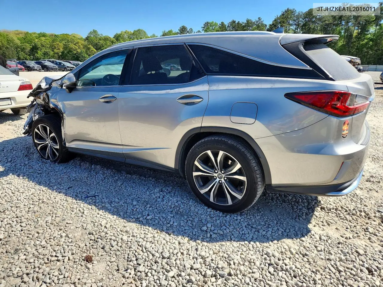 JTJHZKEA1L2016011 2020 Lexus Rx 350 L