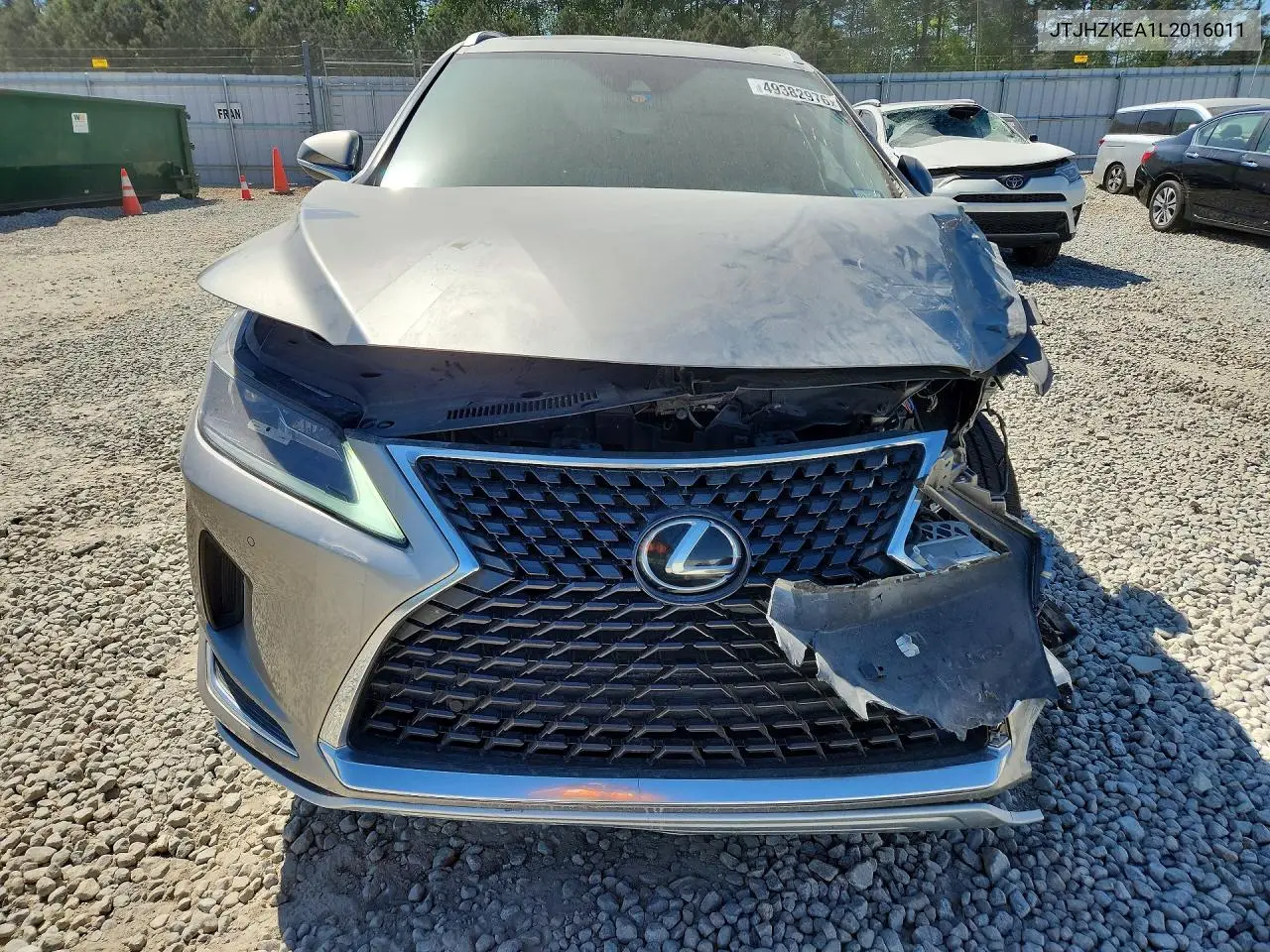 JTJHZKEA1L2016011 2020 Lexus Rx 350 L