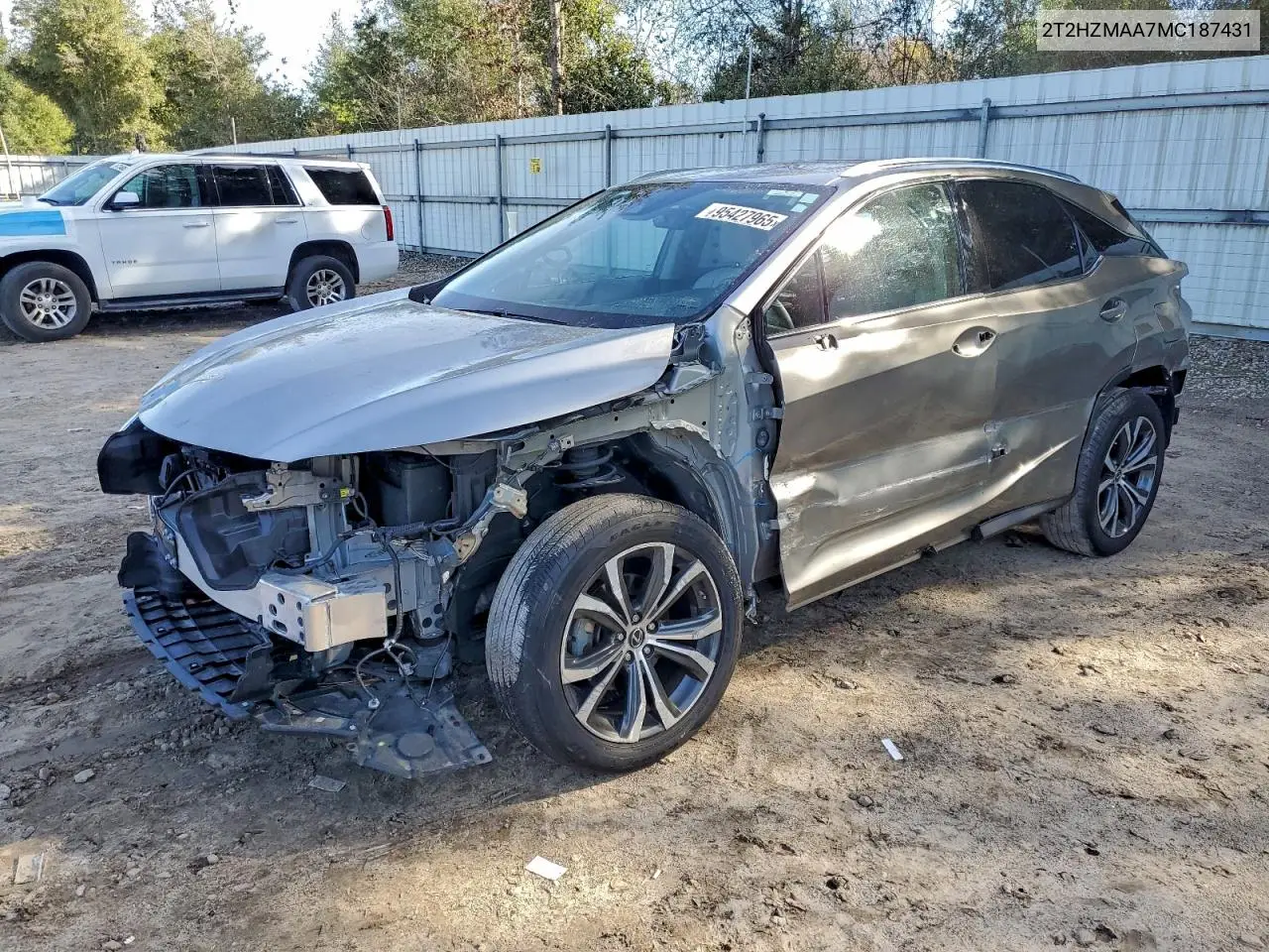 2T2HZMAA7MC187431 2021 Lexus Rx 350