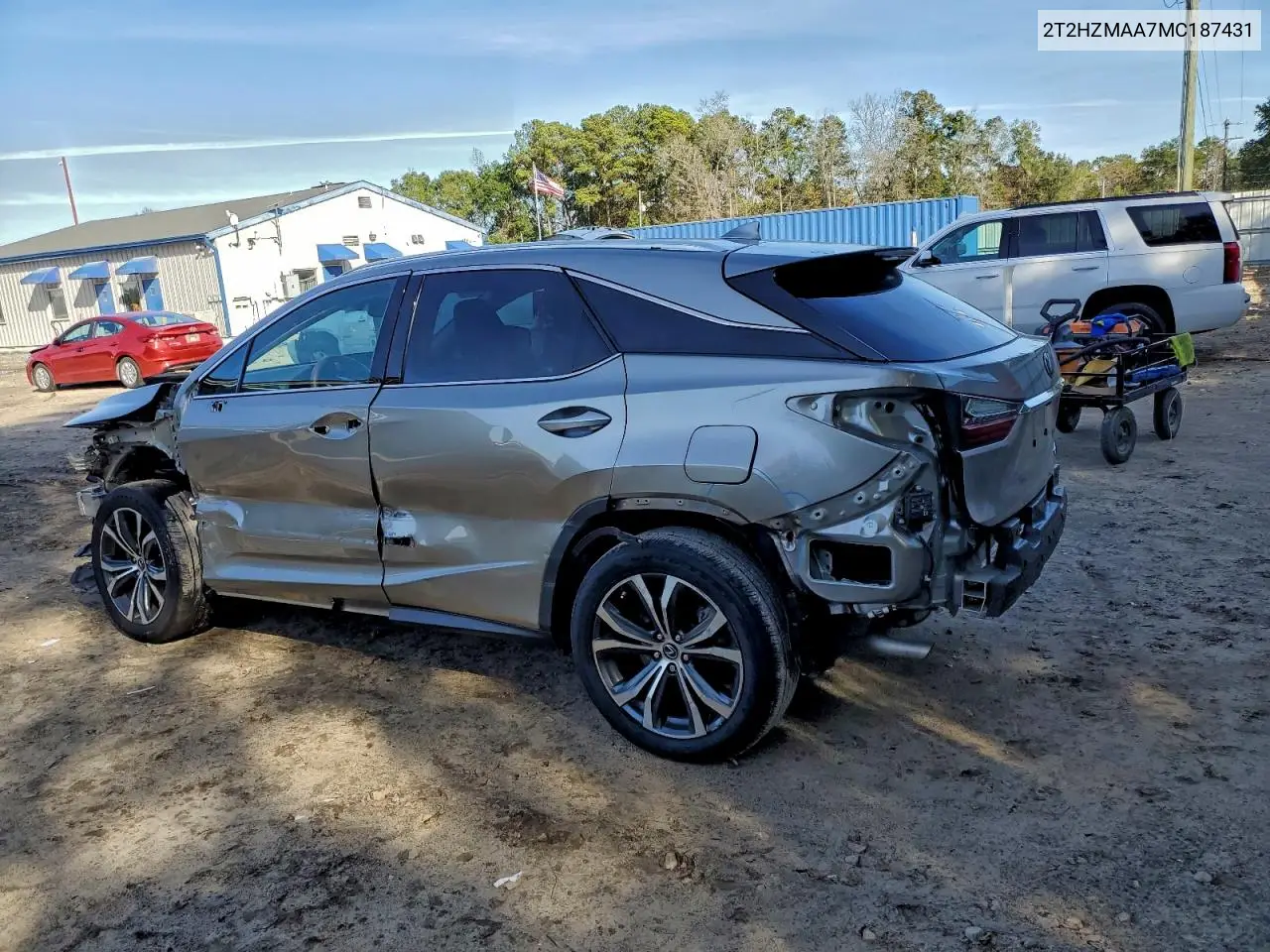 2T2HZMAA7MC187431 2021 Lexus Rx 350