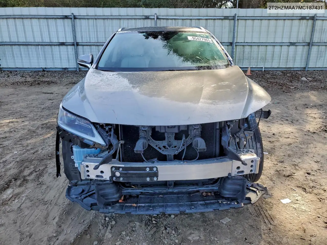 2T2HZMAA7MC187431 2021 Lexus Rx 350