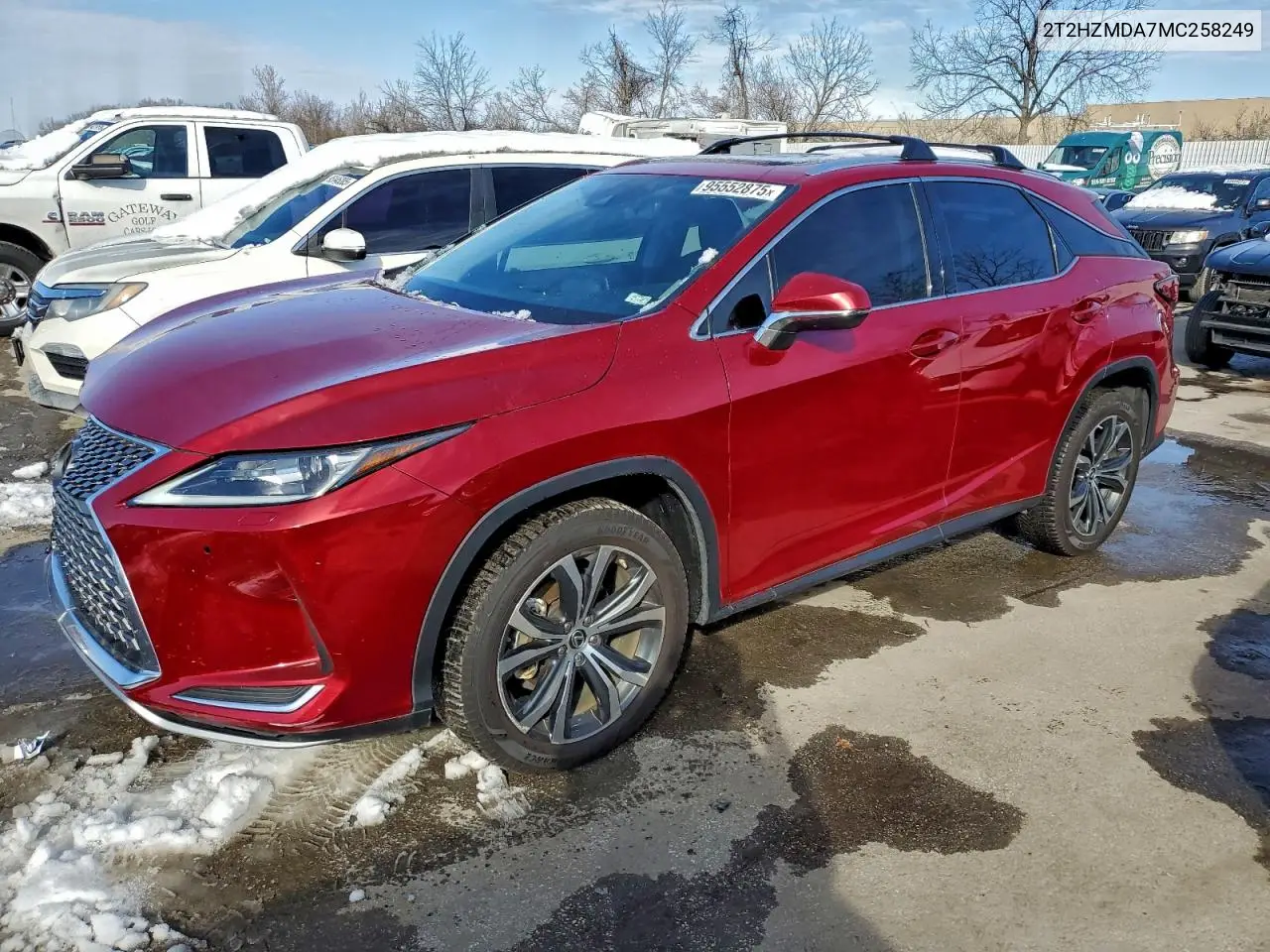 2T2HZMDA7MC258249 2021 Lexus Rx 350