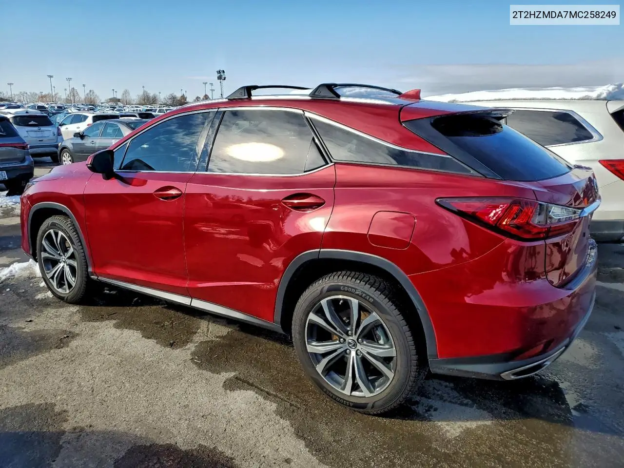 2T2HZMDA7MC258249 2021 Lexus Rx 350