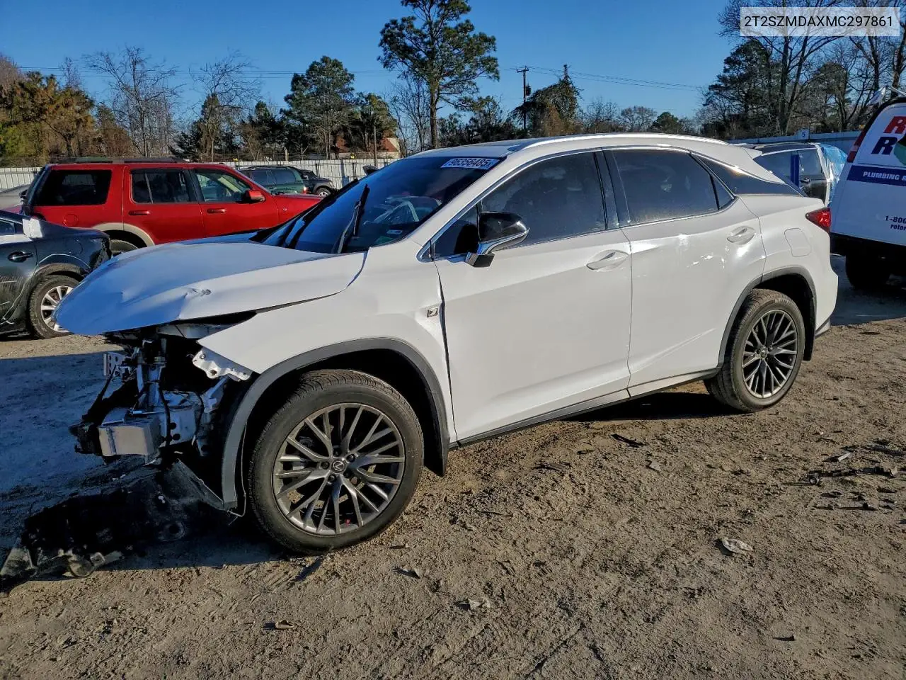 2T2SZMDAXMC297861 2021 Lexus Rx 350 F Sport