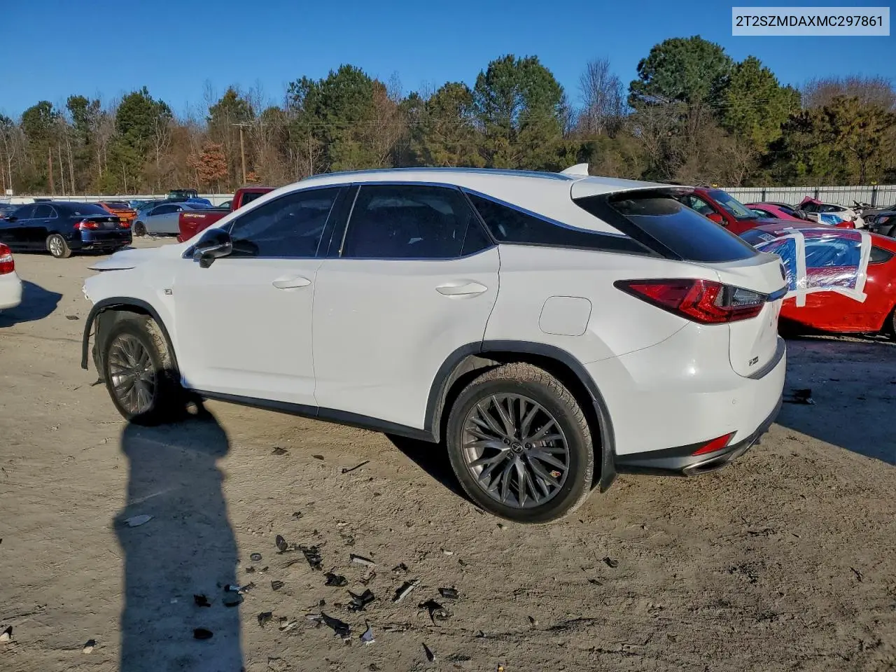 2T2SZMDAXMC297861 2021 Lexus Rx 350 F Sport
