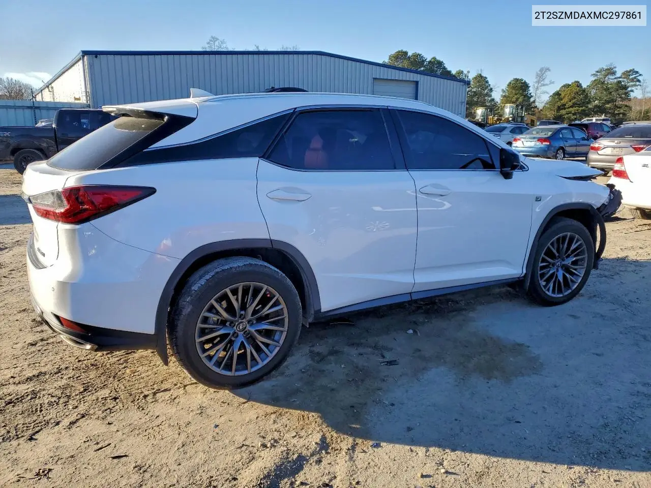 2T2SZMDAXMC297861 2021 Lexus Rx 350 F Sport