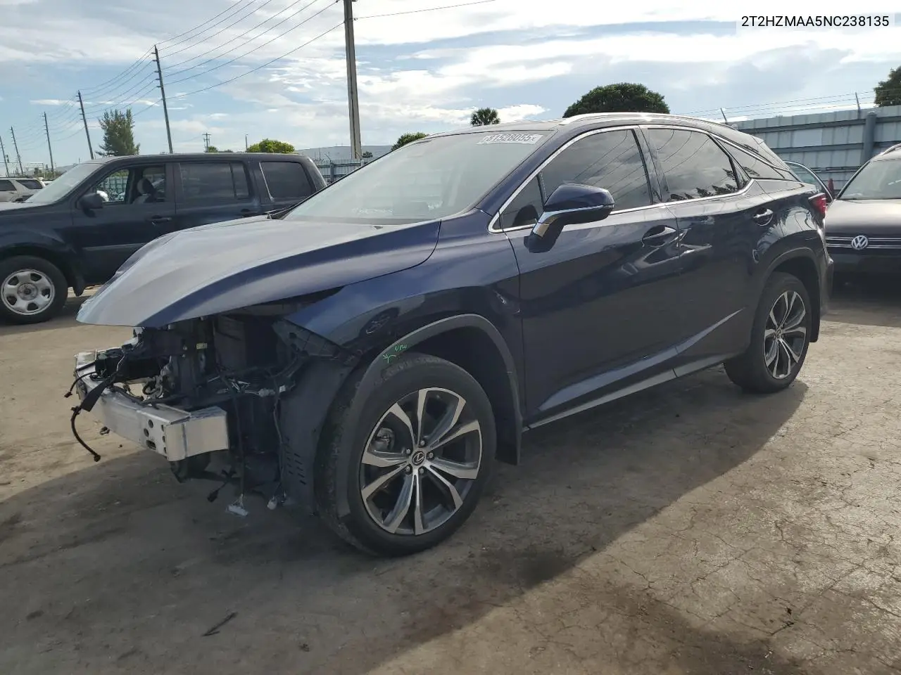 2T2HZMAA5NC238135 2022 Lexus Rx 350