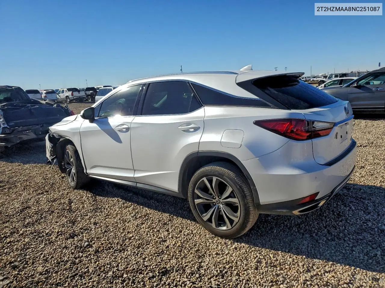 2T2HZMAA8NC251087 2022 Lexus Rx 350