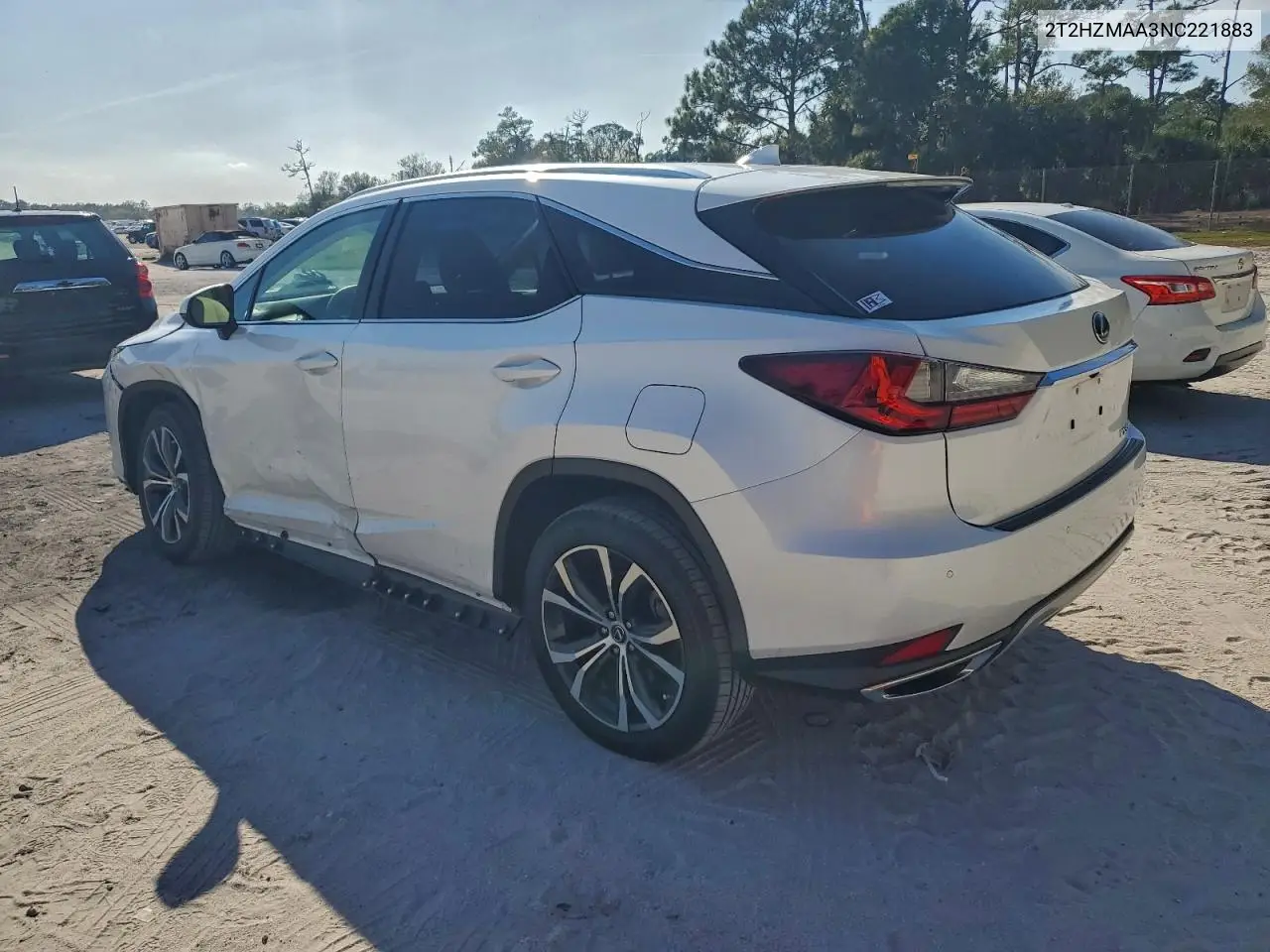 2T2HZMAA3NC221883 2022 Lexus Rx 350