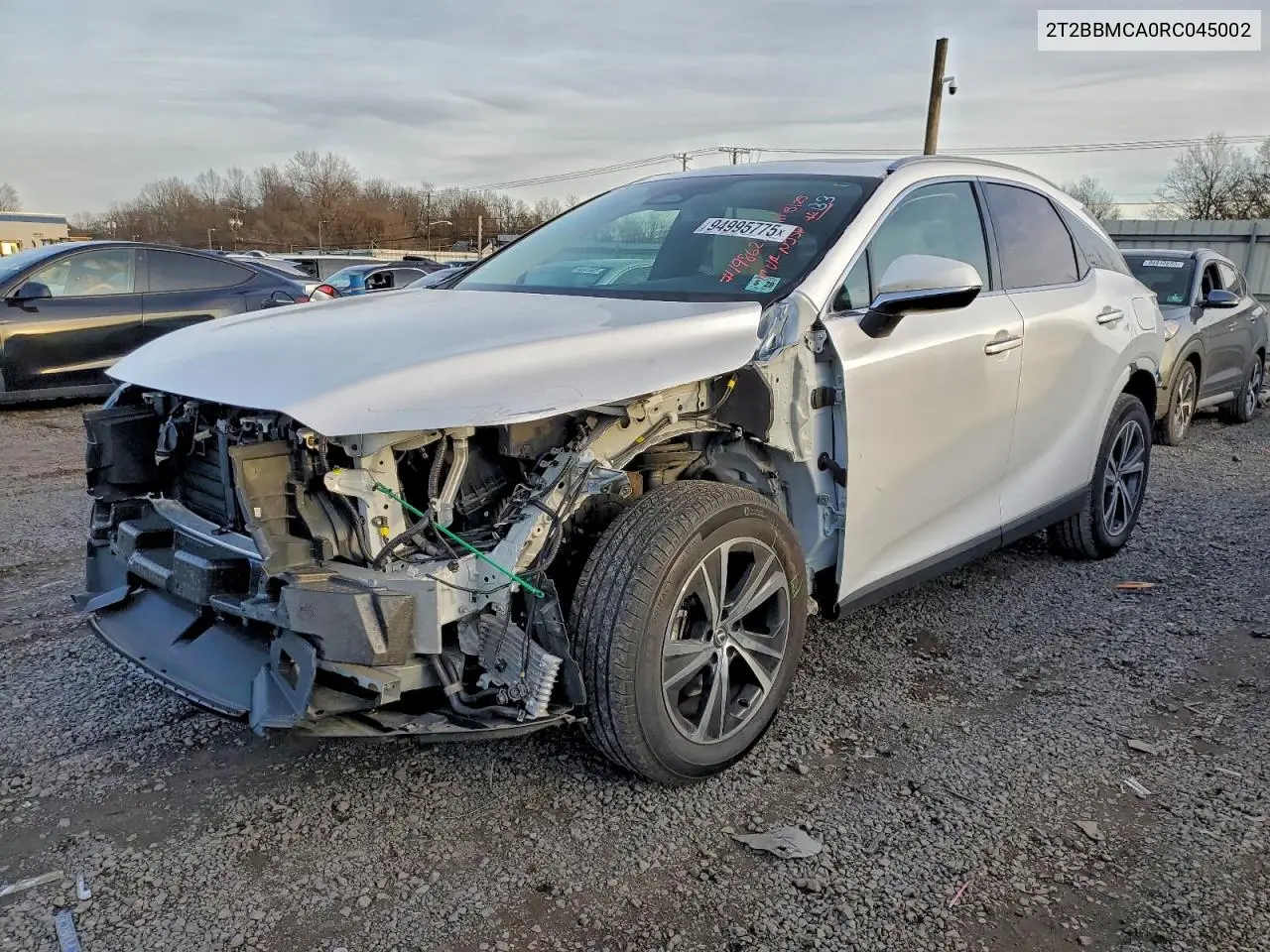 2T2BBMCA0RC045002 2024 Lexus Rx 350H Base