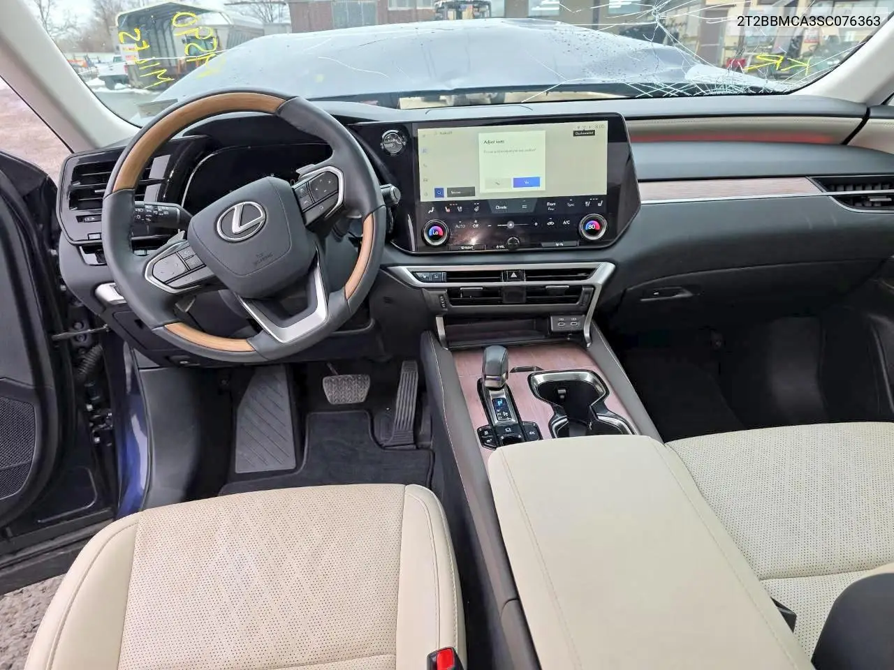2T2BBMCA3SC076363 2025 Lexus Rx 350H Premium+