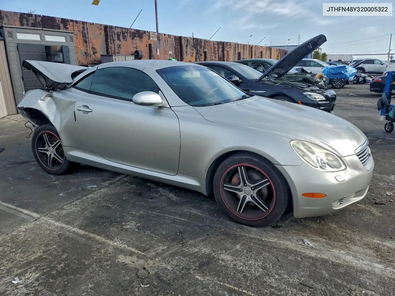 JTHFN48Y320005322 2002 Lexus Sc 430