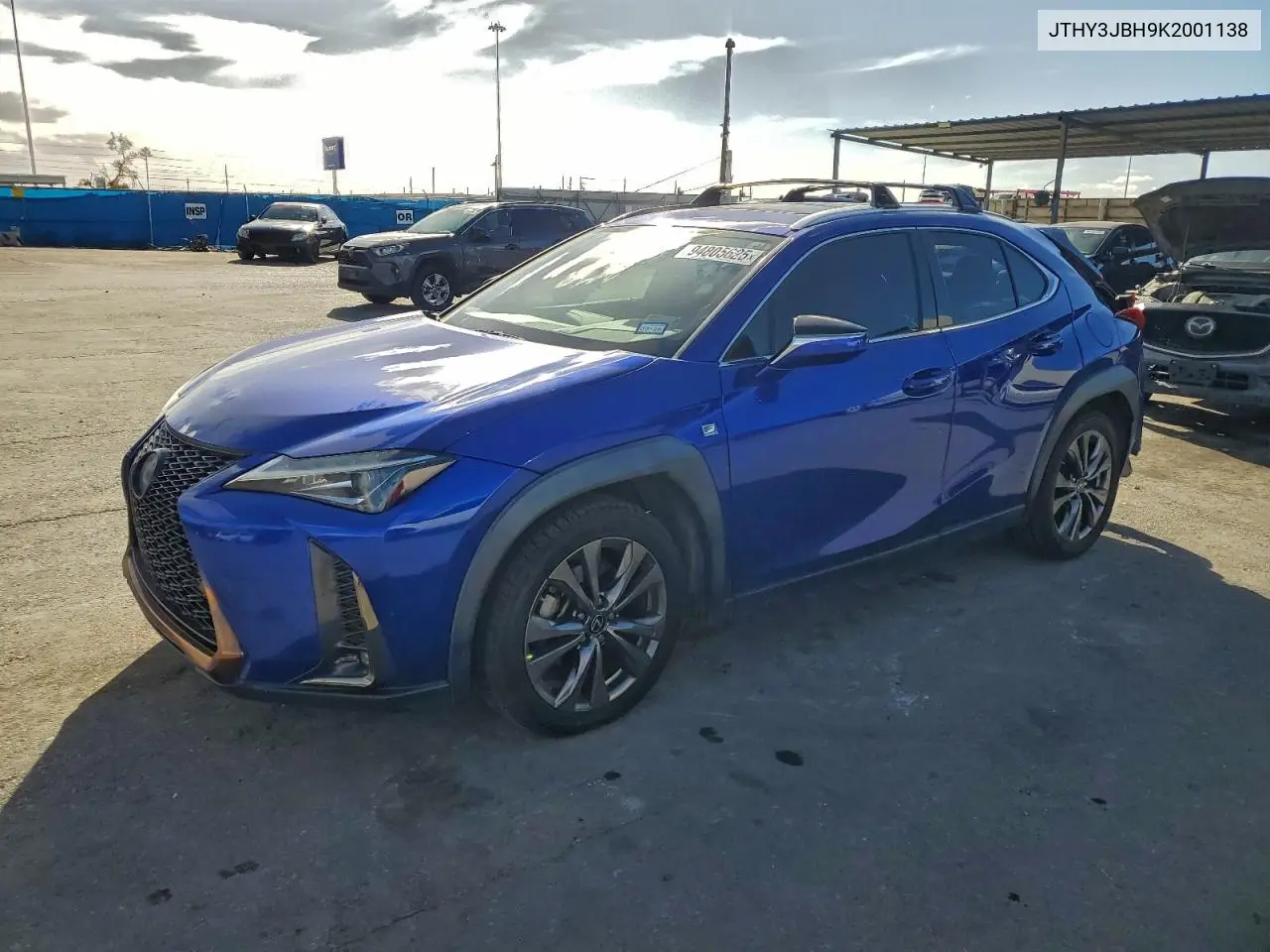 JTHY3JBH9K2001138 2019 Lexus Ux 200