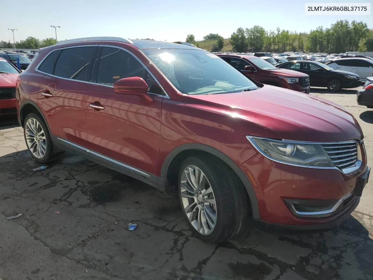 2LMTJ6KR6GBL37175 2016 Lincoln Mkx Select