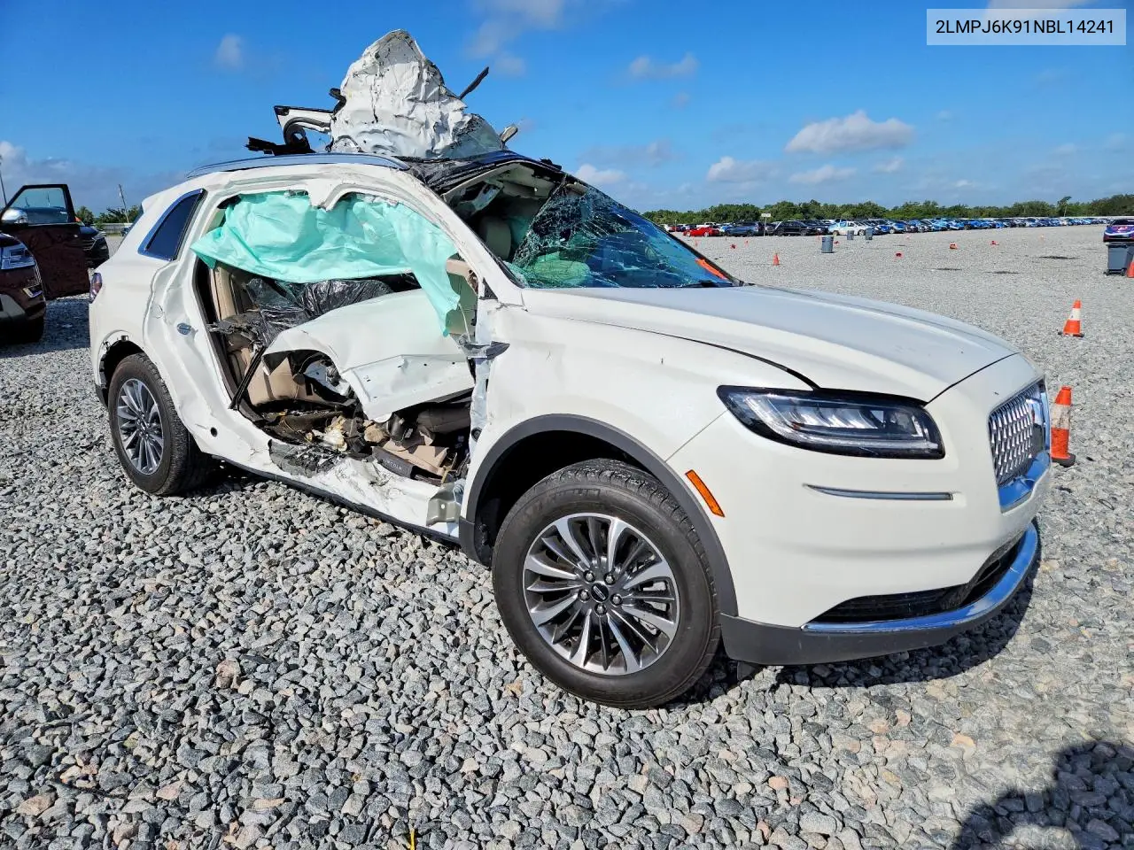 2022 Lincoln Nautilus Reserve VIN: 2LMPJ6K91NBL14241 Lot: 54131936