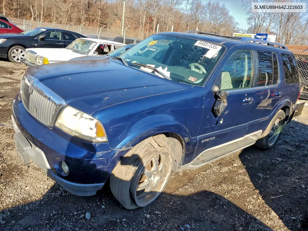 5LMEU88H64ZJ22603 2004 Lincoln Aviator