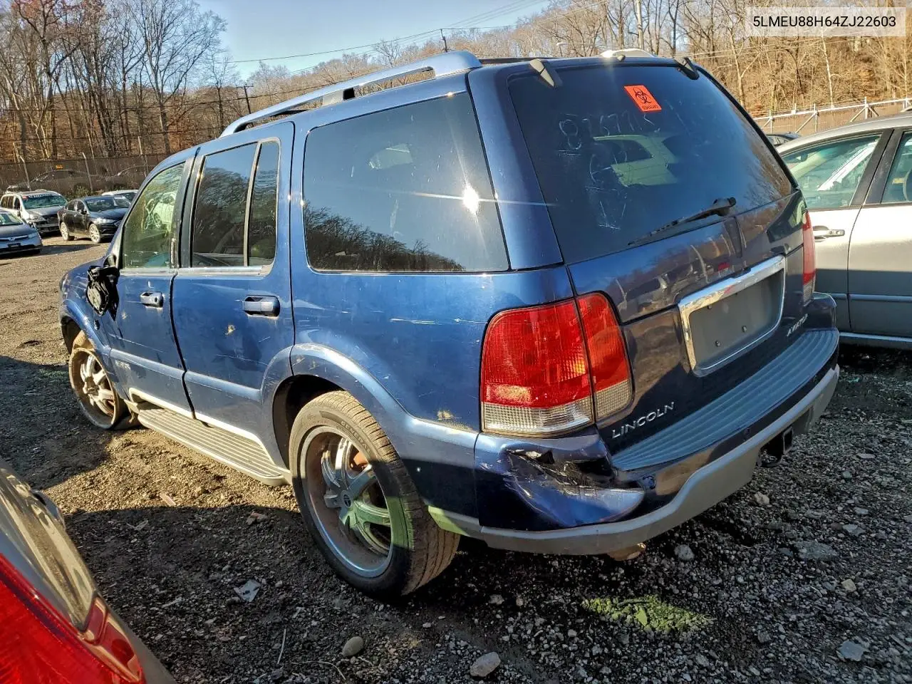 5LMEU88H64ZJ22603 2004 Lincoln Aviator