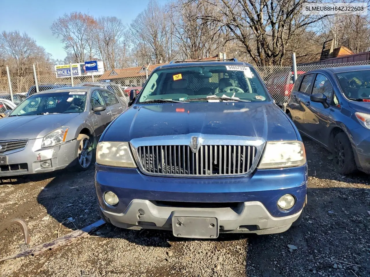 5LMEU88H64ZJ22603 2004 Lincoln Aviator