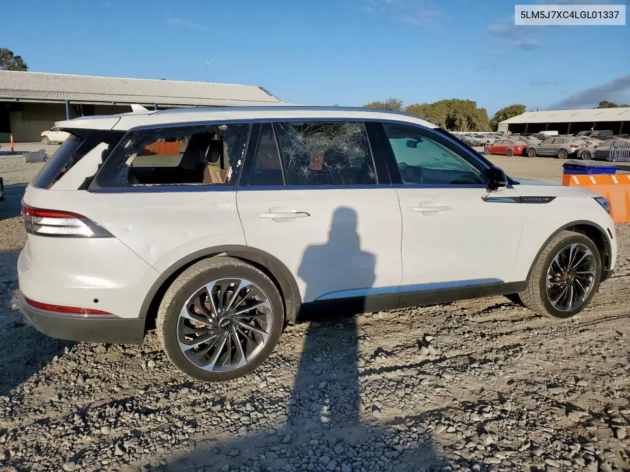 5LM5J7XC4LGL01337 2020 Lincoln Aviator Reserve