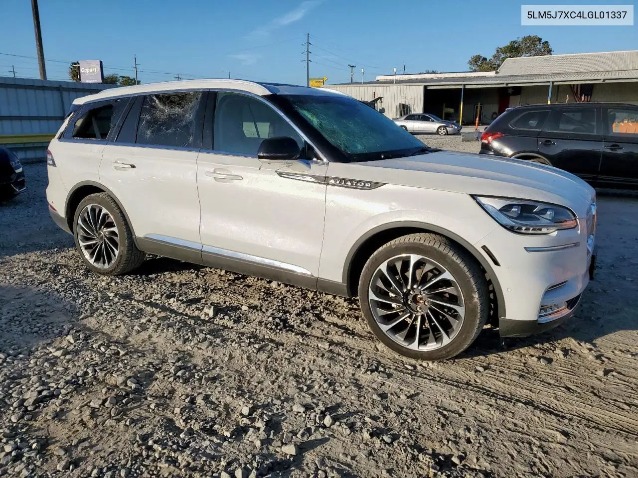 5LM5J7XC4LGL01337 2020 Lincoln Aviator Reserve