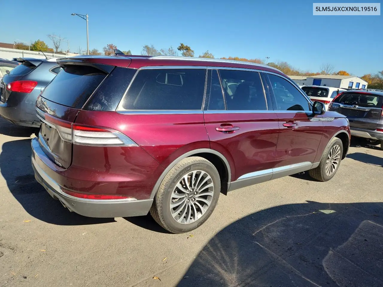 5LM5J6XCXNGL19516 2022 Lincoln Aviator