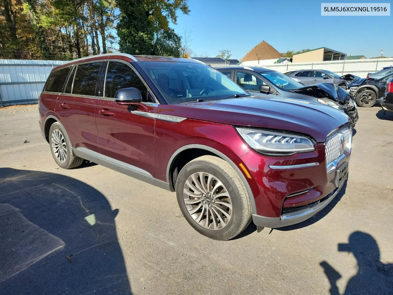5LM5J6XCXNGL19516 2022 Lincoln Aviator