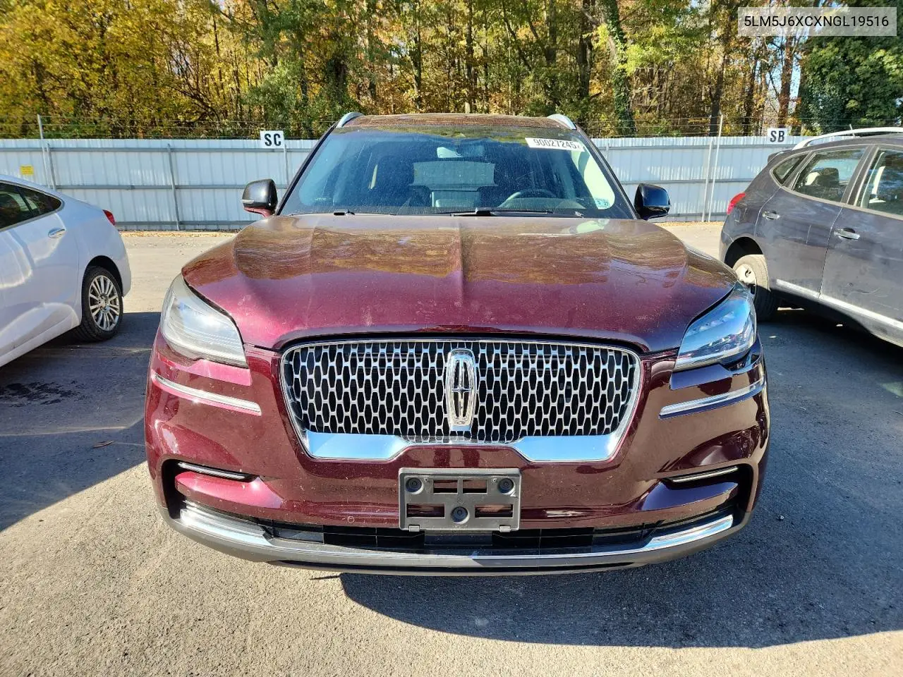 5LM5J6XCXNGL19516 2022 Lincoln Aviator