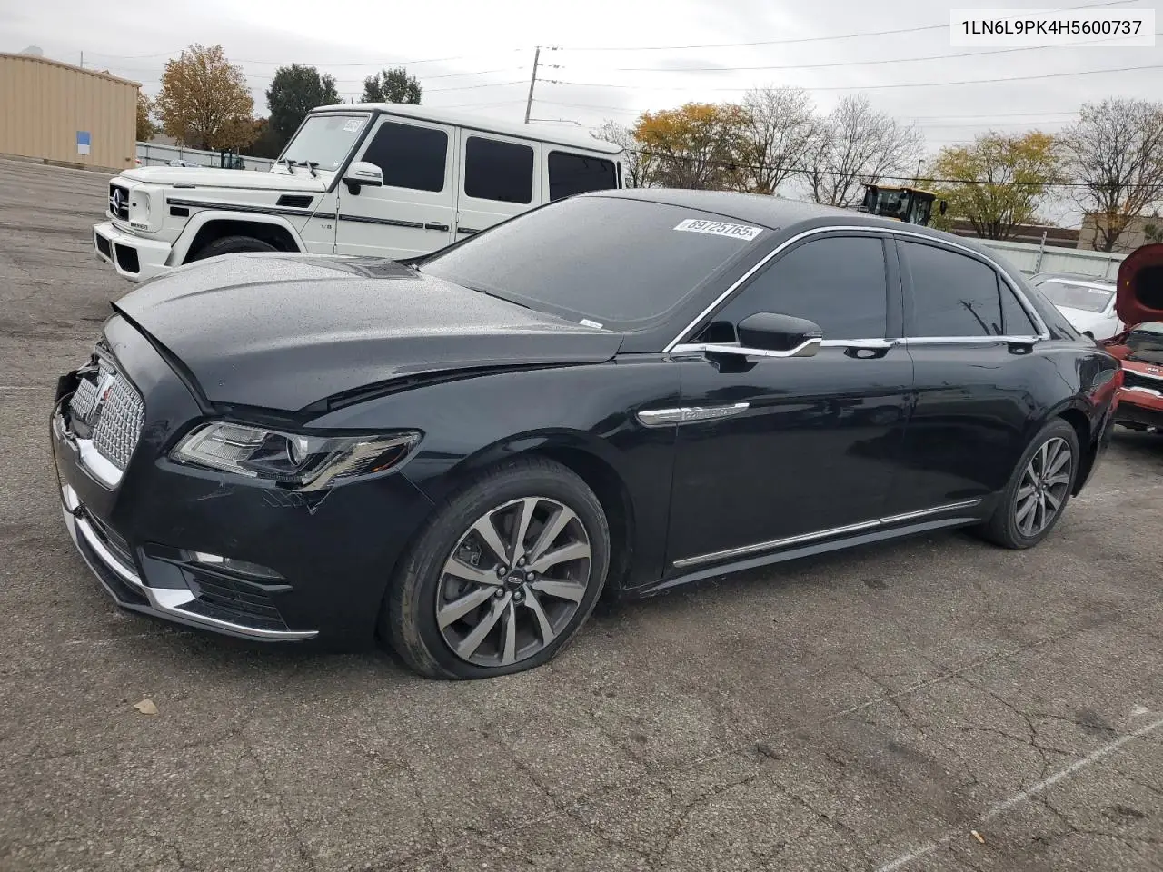 1LN6L9PK4H5600737 2017 Lincoln Continental Premiere
