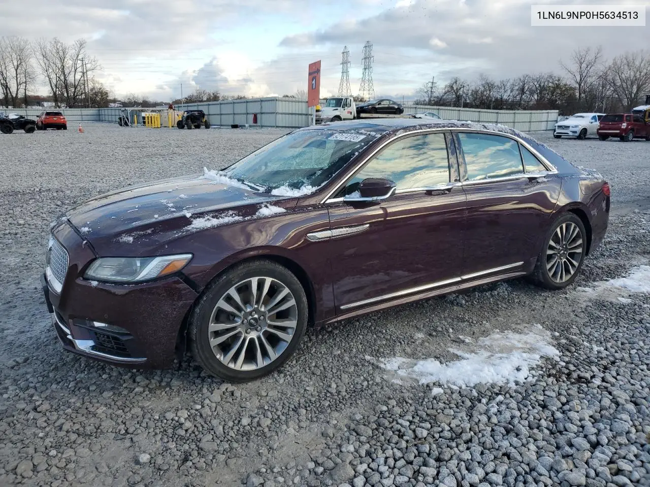 1LN6L9NP0H5634513 2017 Lincoln Continental Reserve