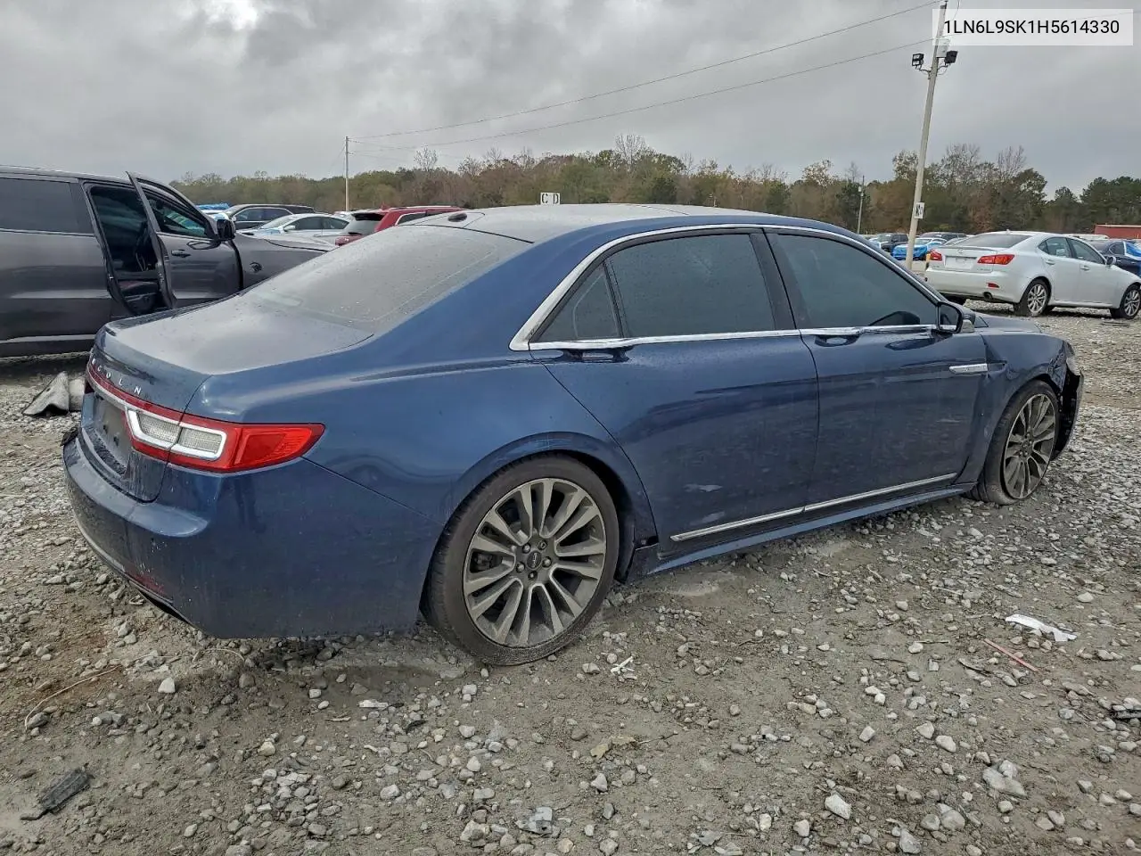 1LN6L9SK1H5614330 2017 Lincoln Continental Select