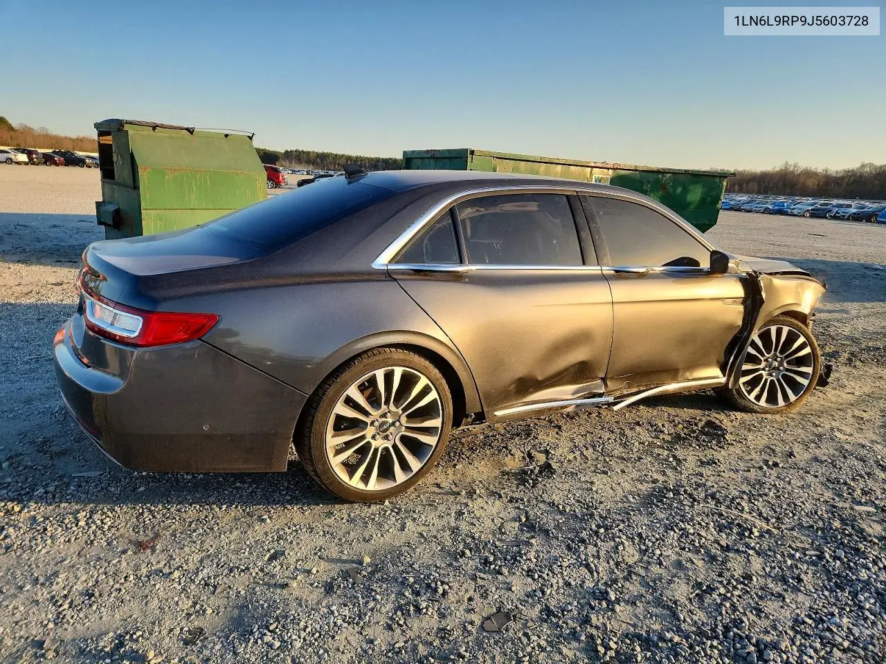 2018 Lincoln Continental Reserve VIN: 1LN6L9RP9J5603728 Lot: 73644425